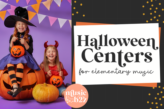 5 Low Prep Halloween Centers for Elementary Music