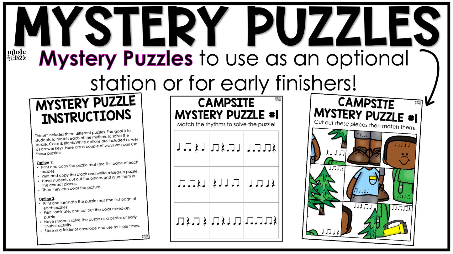 Quarter Rest Unit Elementary Music Lesson Activity Composition Worksheets