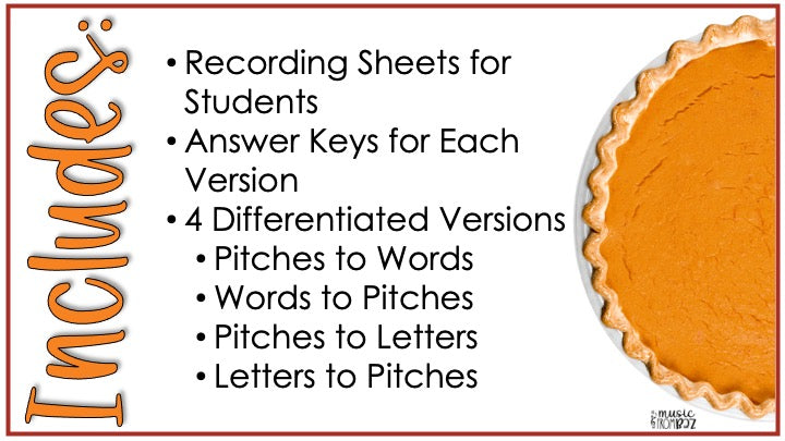 Thanksgiving Treble Clef Notes Music Write the Room Game & Turkey Scavenger Hunt