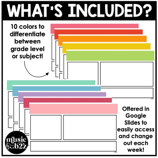 Daily Agenda Slides Google Slides Elementary Music Lesson Plan Template Editable