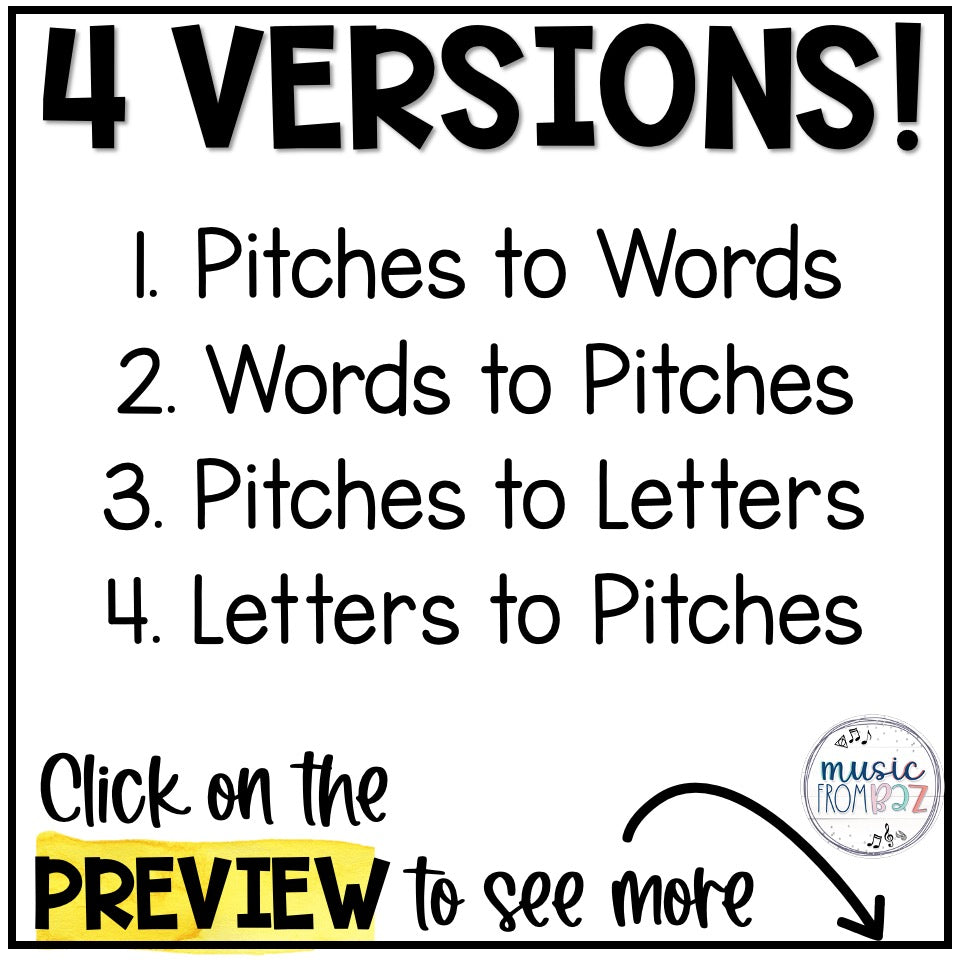 Winter Music Activity - Music Write the Room - Treble Clef - Lines & Spaces