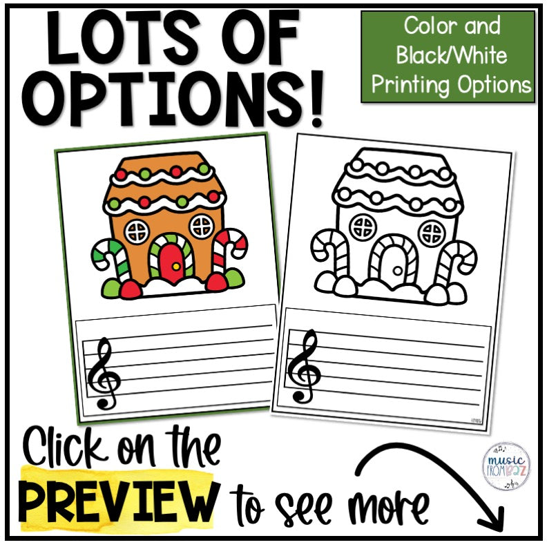 Christmas Music Treble Clef & Bass Clef Worksheet Music Worksheets Elementary Music Centers Games