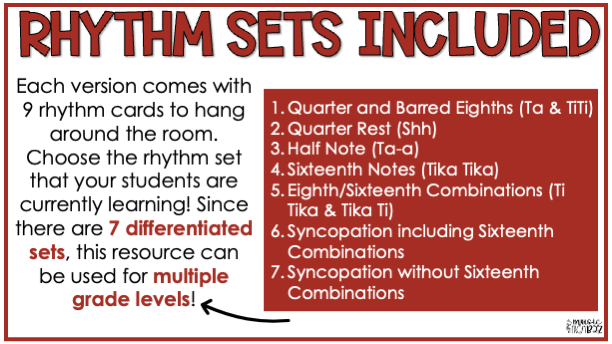 Thanksgiving Rhythm Write the Room Elementary Music Game & Scavenger Hunt