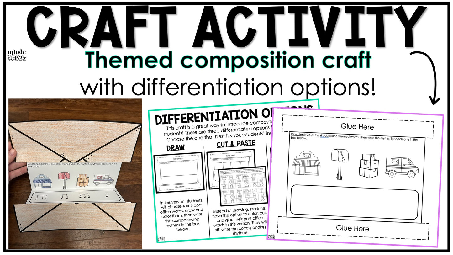 Eighth & Sixteenth Note Unit Elementary Music Lesson Activity Worksheets Games