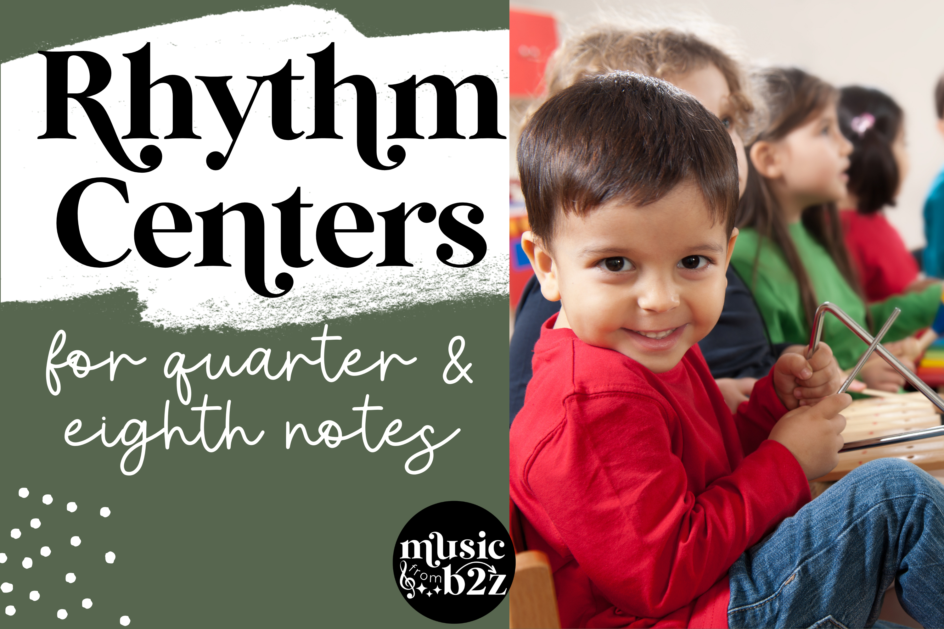 Easy Rhythm Centers for Teaching Quarter and Eighth Notes – MusicFromB2Z