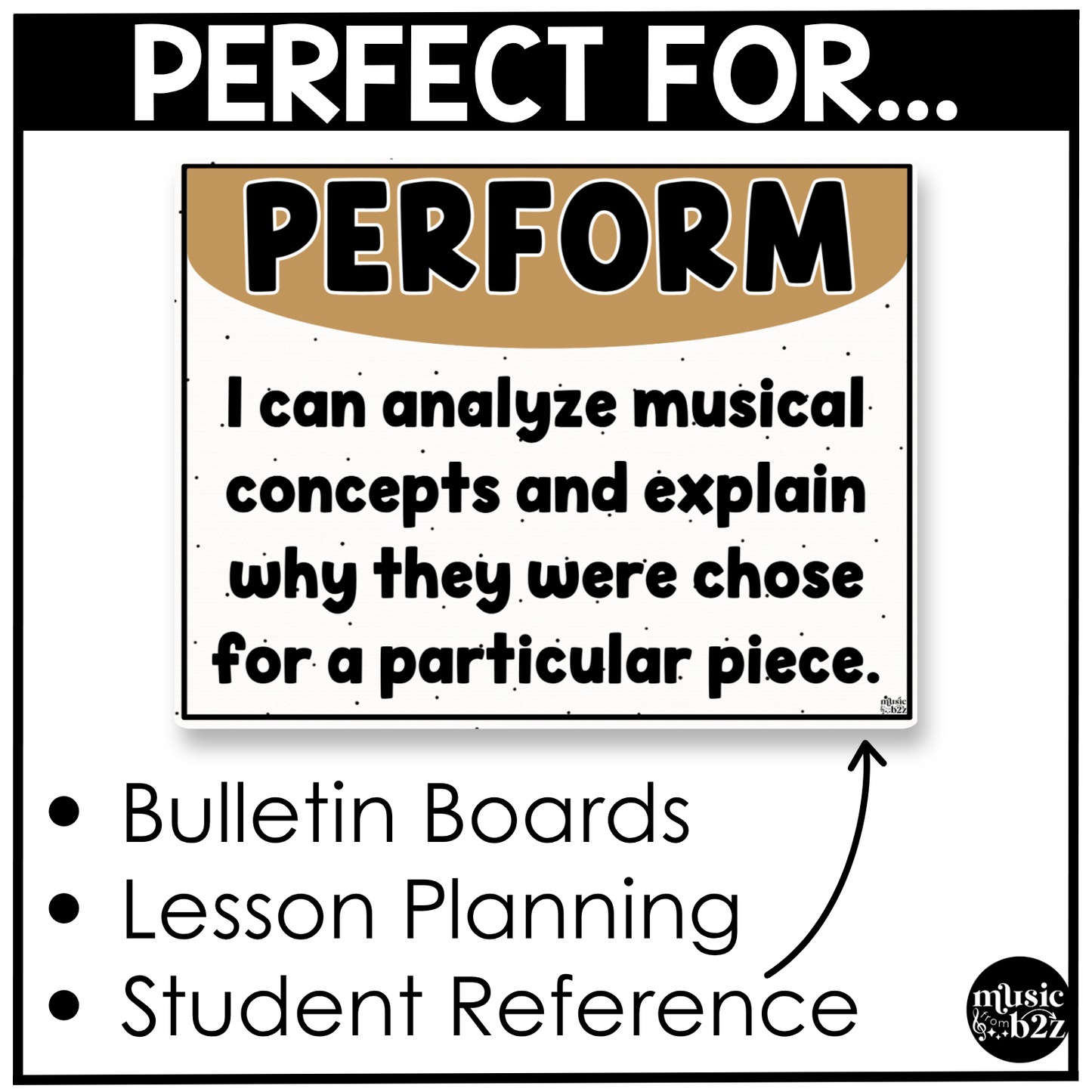 Neutral National Music Standards Posters Elementary Music Classroom Decor