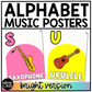 Bright Music Alphabet Posters Music Classroom Decor Instrument Music Posters