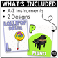 Bright Music Alphabet Posters Music Classroom Decor Instrument Music Posters
