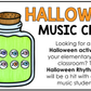 Halloween Music Craft Music Bulletin Board Elementary Music Rhythm Sub Plans