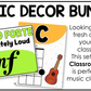 Bright Music Classroom Decor BUNDLE Music Posters Bulletin Board