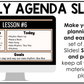 Pastel Daily Agenda Slides Google Slides Elementary Music Lesson Plan Template