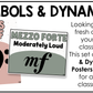 Neutral Music Symbols & Dynamics Posters Elementary Music Classroom Decor