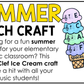 Summer Music Craft Music Bulletin Board Summer Music Sub Plans Treble Clef