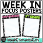 Bright Composition Week in Focus Wall I Can Posters Elementary Music Classroom Decor