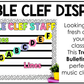 Bright Treble Clef Bulletin Board Music Classroom Decor Lines & Spaces