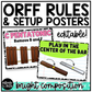 Bright Composition Notebook Orff Instrument Rules & Setups Posters Elementary Music Classroom Decor (Copy)