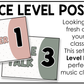 Neutral Voice Level Volume Chart Posters Elementary Music Classroom Decor