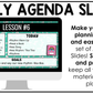 Bright Composition Daily Agenda Slides Google Slides Elementary Music Lesson Plan Template