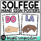 Bright Composition Solfege Hand Signs Posters Curwen Elementary Music Classroom Decor