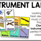 Bright Classroom Instrument Labels Elementary Music Classroom Decor Organization