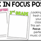 Bright Week in Focus Wall I Can Posters Elementary Music Classroom Decor
