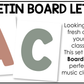 Neutral Bulletin Board Letters Numbers Symbols Elementary Music Classroom Decor