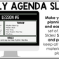 Neutral Daily Agenda Slides Google Slides Elementary Music Lesson Plan Template