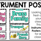 Bright Composition Instrument Families of the Orchestra Posters Elementary Music Classroom Decor