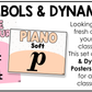 Pastel Music Symbols & Dynamics Posters Elementary Music Classroom Decor