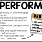 Neutral National Music Standards Posters Elementary Music Classroom Decor
