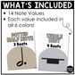 Neutral Note Value Posters Rhythm Durations Elementary Music Classroom Decor