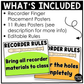Bright Recorder Fingering Charts & Rules Posters Music Classroom Decor