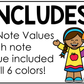 Pastel Note Value Posters Rhythm Durations Elementary Music Classroom Decor