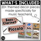 Neutral Music Classroom Decor BUNDLE Music Posters Bulletin Board