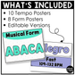 Bright Music Tempo & Form Posters Elementary Music Classroom Decor Editable