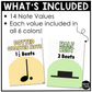 Pastel Note Value Posters Rhythm Durations Elementary Music Classroom Decor