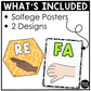 Bright Composition Solfege Hand Signs Posters Curwen Elementary Music Classroom Decor