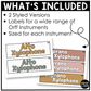 Neutral Orff Instrument Labels Elementary Music Classroom Decor Music Posters