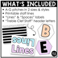 Pastel Treble Clef Bulletin Board Music Classroom Decor Lines & Spaces