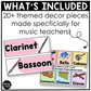 Pastel Music Classroom Decor BUNDLE Music Posters Bulletin Board