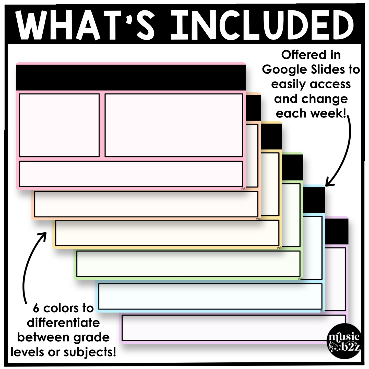 Pastel Daily Agenda Slides Google Slides Elementary Music Lesson Plan Template
