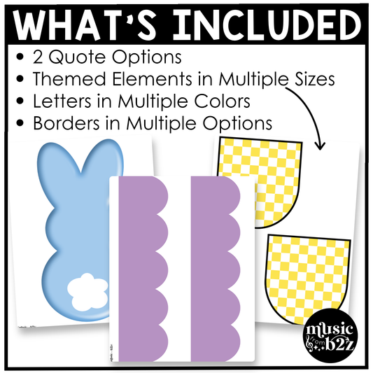 Easter Music Bulletin Board Spring Music Posters Elementary Music Decor