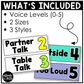 Bright Voice Level Volume Chart Posters Elementary Music Classroom Decor