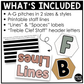 Neutral Treble Clef Bulletin Board Music Classroom Decor Lines & Spaces