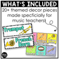 Bright Composition Music Classroom Decor BUNDLE Music Posters Bulletin Board