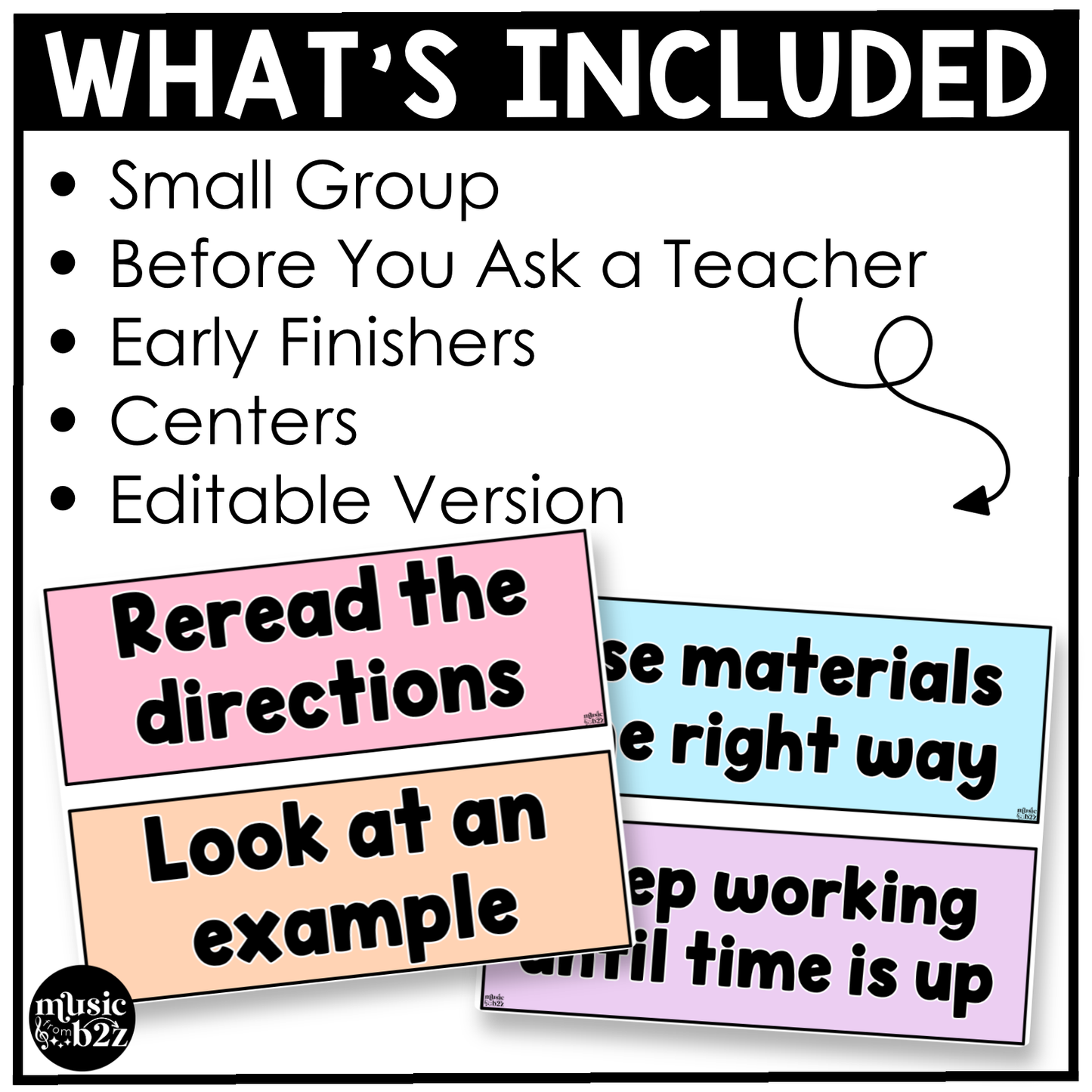 Pastel Music Rules & Expectations Posters Elementary Music Classroom Decor