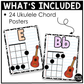 Pastel Composition Ukulele Chord Charts Posters Elementary Music Classroom Decor