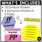 Bright Music Symbols & Dynamics Posters Elementary Music Classroom Decor