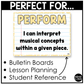 Pastel Composition National Music Standards Posters Elementary Music Classroom Decor