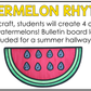 Summer Music Craft BUNDLE Summer Music Bulletin Board Music Sub Plan
